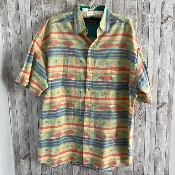 promised land Other - Vintage Western Aztec Button Down XL